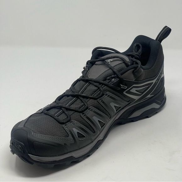 Salomon X Ultra Pioneer Shoes Mens 12.5 Black Gray Waterproof Hiking Trail New - Picture 8 of 14
